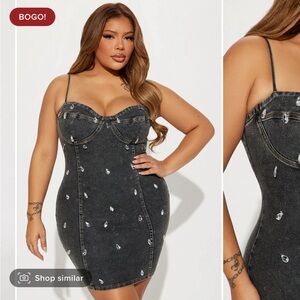 Denim Diamond Dress